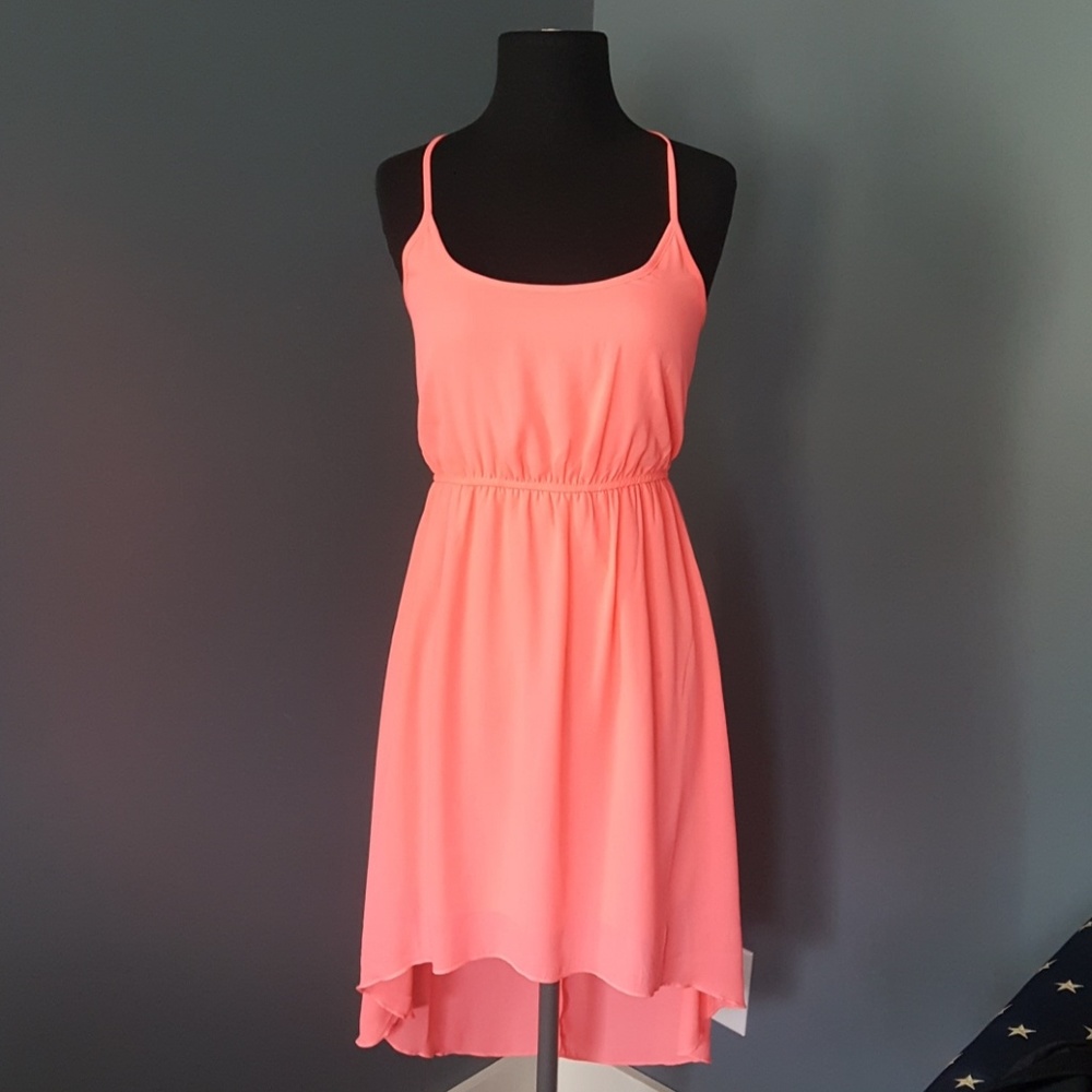 Rue21 Neon pink Strappy Dress